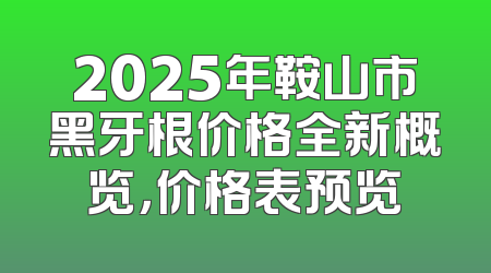 2025年鞍山市黑牙根价格全新概览，价格表预览