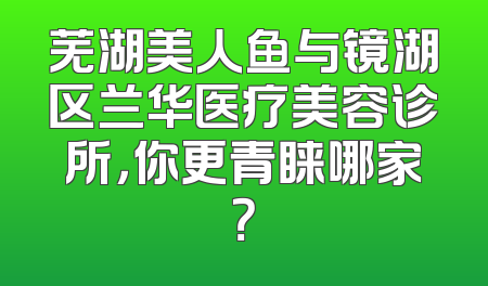 芜湖美人鱼与镜湖区兰华医疗美容诊所，你更青睐哪家？