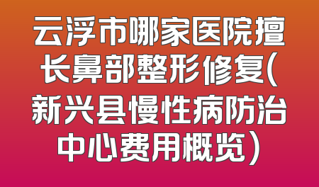 云浮市哪家医院擅长鼻部整形修复（新兴县慢性病防治中心费用概览）