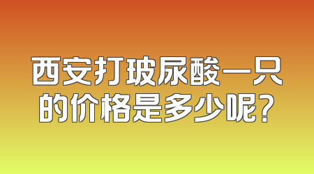 西安打玻尿酸一只的价格是多少呢？
