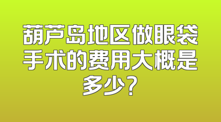 葫芦岛地区做眼袋手术的费用大概是多少？