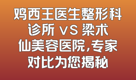 鸡西王医生整形科诊所 vs 梁术仙美容医院，专家对比为您揭秘