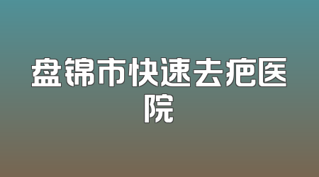 盘锦市快速去疤医院