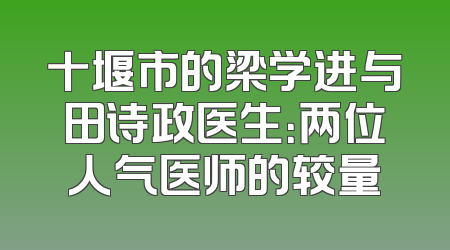 十堰市的梁学进与田诗政医生：两位人气医师的较量