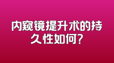 内窥镜提升术的持久性如何？