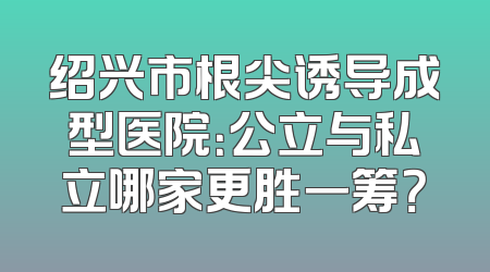 绍兴市根尖诱导成型医院：公立与私立哪家更胜一筹？