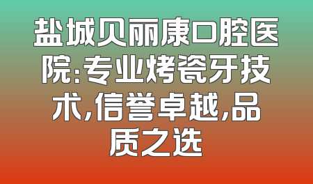 盐城贝丽康口腔医院：专业烤瓷牙技术，信誉卓越，品质之选