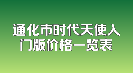 通化市时代天使入门版价格一览表