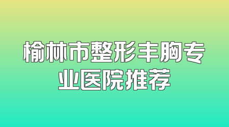 榆林市整形丰胸专业医院推荐