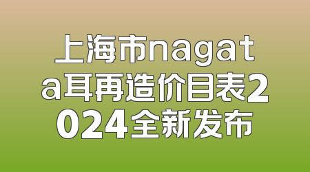 上海市nagata耳再造价目表2024全新发布