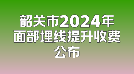 韶关市2024年面部埋线提升收费公布