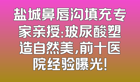 盐城鼻唇沟填充专家亲授：玻尿酸塑造自然美，前十医院经验曝光！