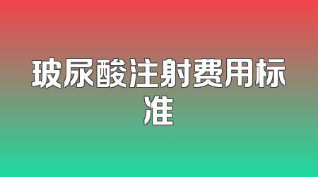 玻尿酸注射费用标准