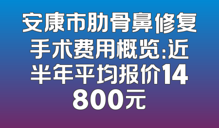 安康市肋骨鼻修复手术费用概览：近半年平均报价14800元
