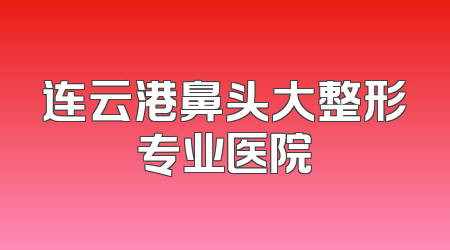 连云港鼻头大整形专业医院