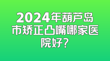 2024年葫芦岛市矫正凸嘴哪家医院好？