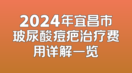 2024年宜昌市玻尿酸痘疤治疗费用详解一览