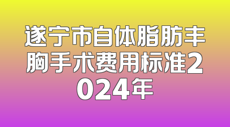 遂宁市自体脂肪丰胸手术费用标准2024年