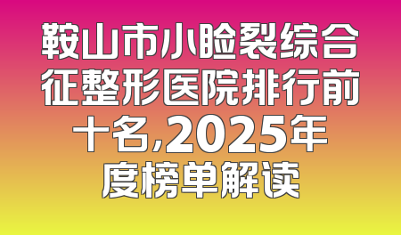 鞍山市小睑裂综合征整形医院排行前十名，2025年度榜单解读