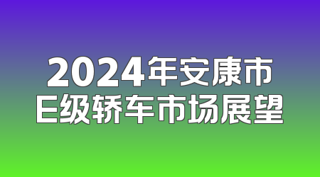 2024年安康市E级轿车市场展望