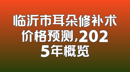 临沂市耳朵修补术价格预测，2025年概览
