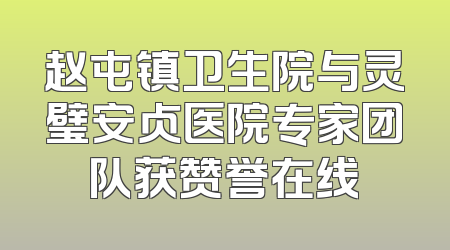 赵屯镇卫生院与灵璧安贞医院专家团队获赞誉在线