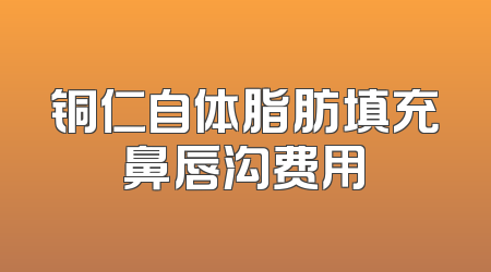 铜仁自体脂肪填充鼻唇沟费用