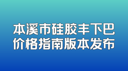 本溪市硅胶丰下巴价格指南版本发布