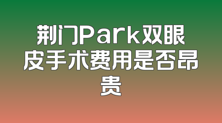 荆门Park双眼皮手术费用是否昂贵