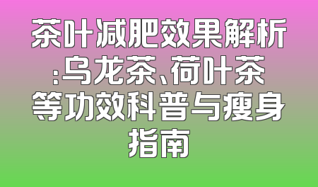 茶叶减肥效果解析：乌龙茶、荷叶茶等功效科普与瘦身指南