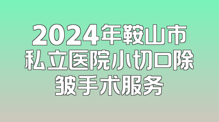 2024年鞍山市私立医院小切口除皱手术服务