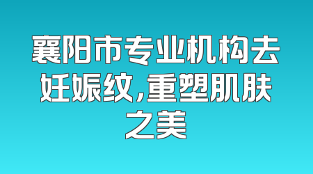 襄阳市专业机构去妊娠纹，重塑肌肤之美