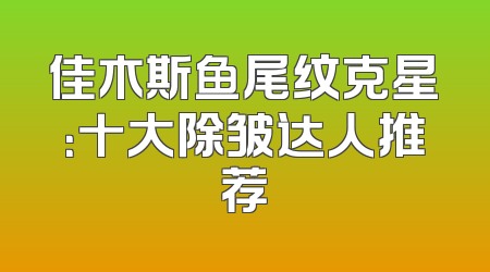 佳木斯鱼尾纹克星：十大除皱达人推荐