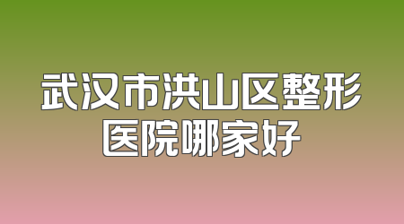 武汉市洪山区整形医院哪家好