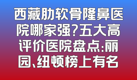 西藏肋软骨隆鼻医院哪家强？五大高评价医院盘点：丽园、纽顿榜上有名
