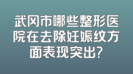 武冈市哪些整形医院在去除妊娠纹方面表现突出？