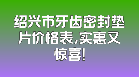 绍兴市牙齿密封垫片价格表，实惠又惊喜！