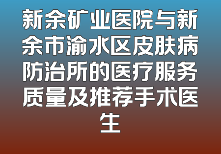 新余矿业医院与新余市渝水区皮肤病防治所的医疗服务质量及推荐手术医生