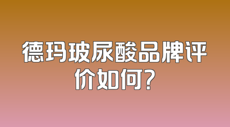 德玛玻尿酸品牌评价如何？