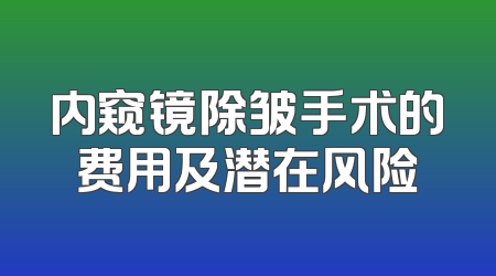 内窥镜除皱手术的费用及潜在风险