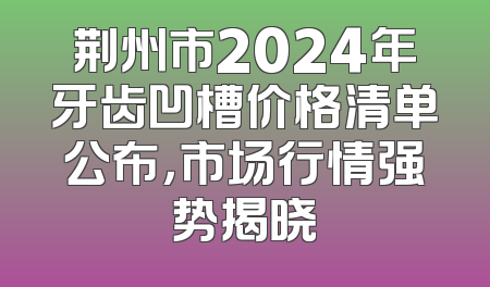 荆州市2024年牙齿凹槽价格清单公布，市场行情强势揭晓