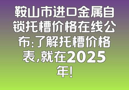 鞍山市进口金属自锁托槽价格在线公布：了解托槽价格表，就在2025年！