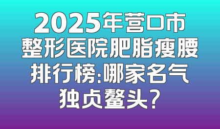 2025年营口市整形医院肥脂瘦腰排行榜：哪家名气独占鳌头？
