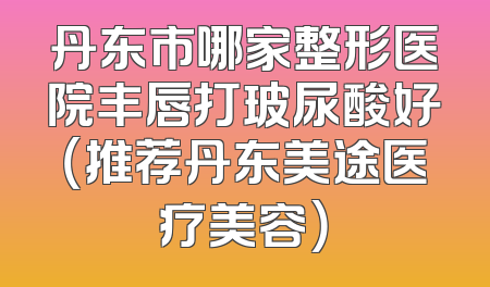 丹东市哪家整形医院丰唇打玻尿酸好（推荐丹东美途医疗美容）