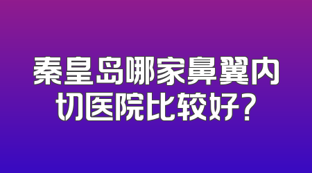 秦皇岛哪家鼻翼内切医院比较好？