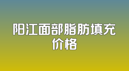 阳江面部脂肪填充价格