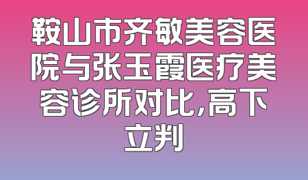 鞍山市齐敏美容医院与张玉霞医疗美容诊所对比，高下立判